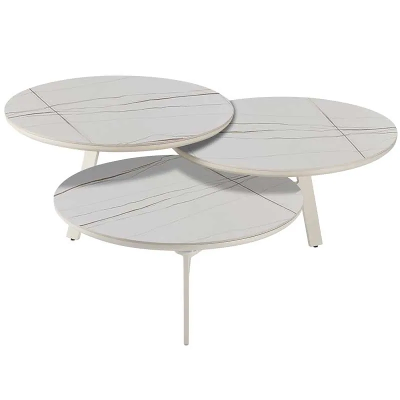 Table basse Disko – Blanc